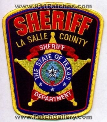 La Salle County Sheriff Department
Thanks to EmblemAndPatchSales.com for this scan.
Keywords: texas