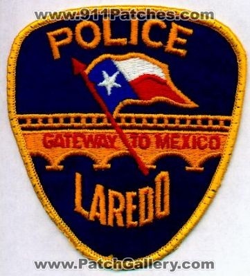 Laredo Police
Thanks to EmblemAndPatchSales.com for this scan.
Keywords: texas