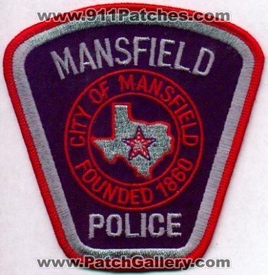 Mansfield Police
Thanks to EmblemAndPatchSales.com for this scan.
Keywords: texas city of