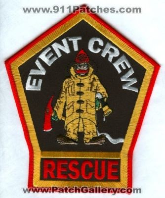 Event Crew Fire Rescue Department Patch (UNKNOWN STATE)
Scan By: PatchGallery.com
Keywords: dept.