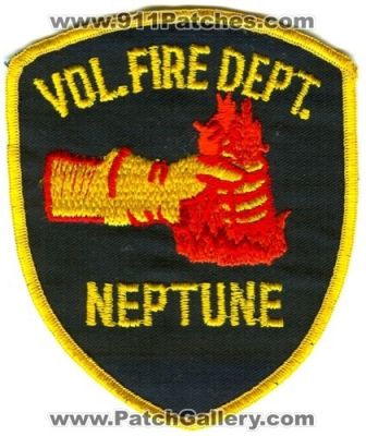 Neptune Volunteer Fire Department (UNKNOWN STATE)
Scan By: PatchGallery.com
Keywords: vol. dept.