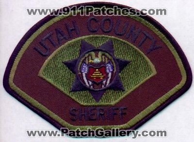 Utah County Sheriff
Thanks to EmblemAndPatchSales.com for this scan.

