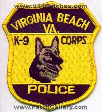 Virginia Beach Police K-9 Corps
Thanks to EmblemAndPatchSales.com for this scan.
Keywords: k9