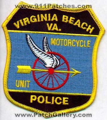Virginia Beach Police Motorcycle Unit
Thanks to EmblemAndPatchSales.com for this scan.
