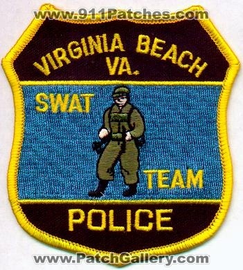 Virginia Beach Police SWAT Team
Thanks to EmblemAndPatchSales.com for this scan.
