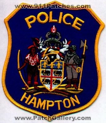Hampton Police
Thanks to EmblemAndPatchSales.com for this scan.
Keywords: virginia