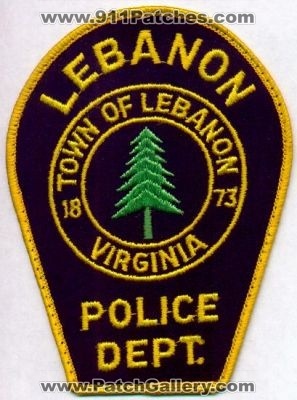 Lebanon Police Dept
Thanks to EmblemAndPatchSales.com for this scan.
Keywords: virginia town of department