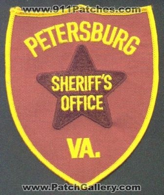 Petersburg Sheriff's Office
Thanks to EmblemAndPatchSales.com for this scan.
Keywords: virginia sheriffs