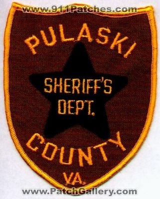 Pulaski County Sheriff's Dept
Thanks to EmblemAndPatchSales.com for this scan.
Keywords: virginia sheriffs department