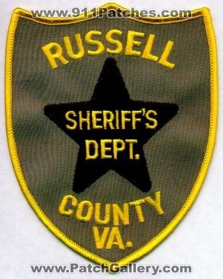 Russell County Sheriff's Dept
Thanks to EmblemAndPatchSales.com for this scan.
Keywords: virginia sheriffs department