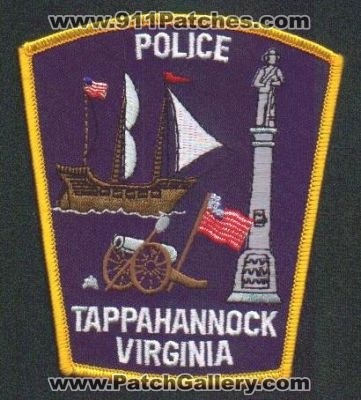 Tappahannock Police
Thanks to EmblemAndPatchSales.com for this scan.
Keywords: virginia