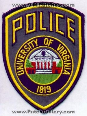 University of Virginia Police
Thanks to EmblemAndPatchSales.com for this scan.
Keywords: virginia