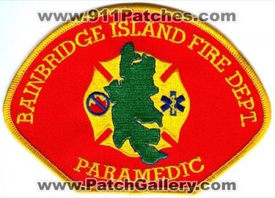 Bainbridge Island Fire Department Paramedic (Washington)
Scan By: PatchGallery.com
Keywords: dept. ems