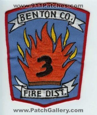 Benton County Fire District 3 (Washington)
Thanks to Chris Gilbert for this scan.
Keywords: co. dist. number no. #3 department dept.