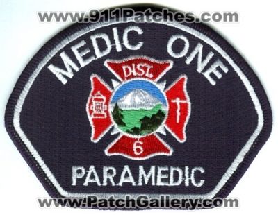 Central Pierce Fire and Rescue District 6 Medic One Paramedic Patch (Washington)
Scan By: PatchGallery.com
Keywords: & dist. number no. #6 1 ems department dept.