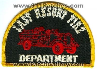 Last Resort Fire Department Patch (Washington)
Scan By: PatchGallery.com
Keywords: dept.