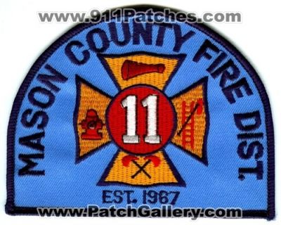 Mason County Fire District 11 (Washington)
Scan By: PatchGallery.com
Keywords: co. dist. number no. #11 department dept.