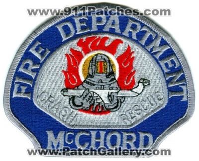 McChord Air Force Base AFB Fire Department Crash Rescue USAF Military Patch (Washington)
Scan By: PatchGallery.com
Keywords: dept. cfr arff aircraft airport firefighter firefighting