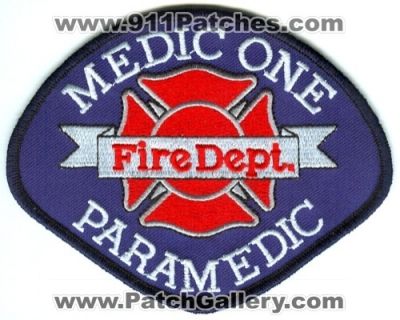 Pierce County Fire District 18 Medic One Paramedic Patch (Washington)
Scan By: PatchGallery.com
Keywords: co. dist. number no. #18 department dept. 1 ems