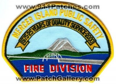Mercer Island Public Safety Department Fire Division 25 Years (Washington)
Scan By: PatchGallery.com
Keywords: dps dept. 1975 of quality service 2000