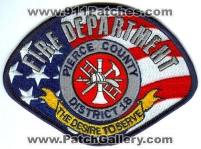 Pierce County Fire District 18 Patch (Washington)
Scan By: PatchGallery.com
Keywords: co. dist. number no. #18 department dept. the desire to serve
