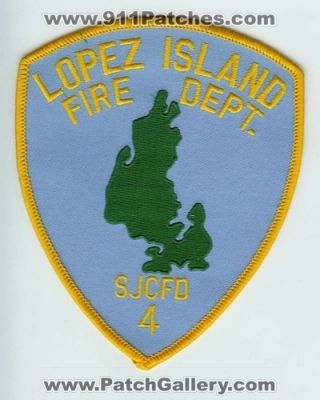 Lopez Island Fire Department San Juan County District 4 (Washington)
Thanks to Chris Gilbert for this scan.
Keywords: sjcfd dept.