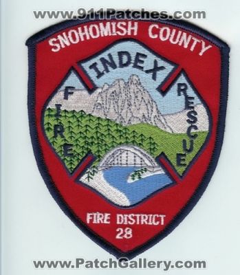 Index Fire Rescue Snohomish County District 28 (Washington)
Thanks to Chris Gilbert for this scan.
