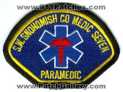 Southwest Snohomish County Medic Seven Paramedic (Washington)
Scan By: PatchGallery.com
Keywords: ems sno. co. s.w. sw 7 ambulance