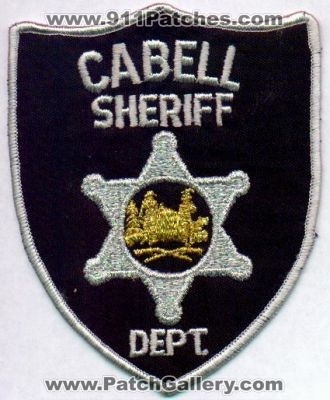 Cabell Sheriff Dept
Thanks to EmblemAndPatchSales.com for this scan.
Keywords: west virginia department