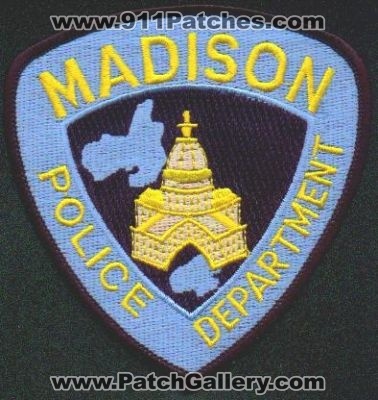 Madison Police Department
Thanks to EmblemAndPatchSales.com for this scan.
Keywords: wisconsin