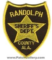 Randolph County Sheriff's Department (Alabama)
Thanks to BensPatchCollection.com for this scan.
Keywords: sheriffs dept