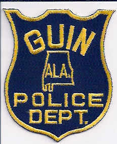 Guin Police Department (Alabama)
Thanks to EmblemAndPatchSales.com for this scan.
Keywords: dept