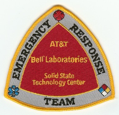 At&t Bell Laboratories Emergency Response Team
Thanks to PaulsFirePatches.com for this scan.
Keywords: new jersey solid state technology center