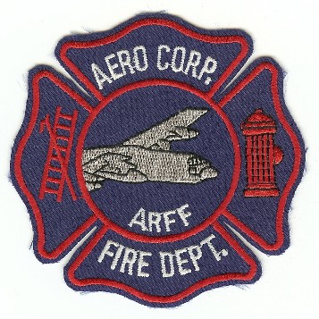 Aero Corp Fire Dept
Thanks to PaulsFirePatches.com for this scan.
Keywords: florida department corporation cfr arff aircraft crash rescue