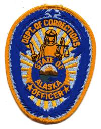 Alaska Department of Corrections Officer
Thanks to BensPatchCollection.com for this scan.
Keywords: dept doc