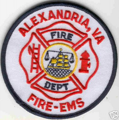 Alexandria Fire Dept
Thanks to Brent Kimberland for this scan.
Keywords: virginia department