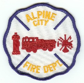 Alpine City Fire Dept
Thanks to PaulsFirePatches.com for this scan.
Keywords: utah department