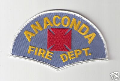 Anaconda Fire Dept
Thanks to Bob Brooks for this scan.
Keywords: montana department