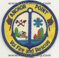 Anchor Point Volunteer Fire and Rescue (Alaska)
Thanks to Mark Hetzel Sr. for this scan.
Keywords: vol.