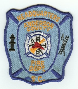 Anderson County Fire Dept Headquarters
Thanks to PaulsFirePatches.com for this scan.
Keywords: south carolina department
