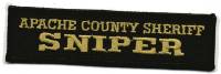 Apache County Sheriff Sniper (Arizona)
Thanks to BensPatchCollection.com for this scan.
