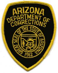Arizona Department of Corrections
Thanks to BensPatchCollection.com for this scan.
Keywords: police doc