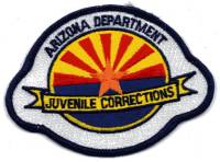 Arizona Juvenile Corrections Department
Thanks to BensPatchCollection.com for this scan.
Keywords: police doc