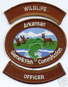 Arkansas Game & Fish Commission Wildlife Officer
Thanks to apdsgt for this scan.
Keywords: police
