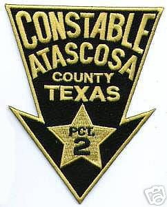 Atascosa County Constable Precinct 2 (Texas)
Thanks to apdsgt for this scan.
Keywords: pct