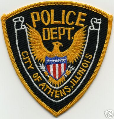 Athens Police Dept (Illinois)
Thanks to Jason Bragg for this scan.
Keywords: department city of