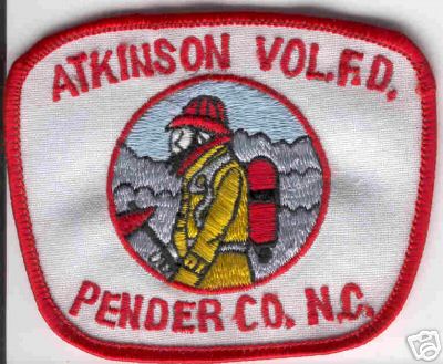 Atkinson Vol FD
Thanks to Brent Kimberland for this scan.
Keywords: north carolina f.d. volunteer fire department pender county
