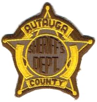 Autauga County Sheriff's Dept (Alabama)
Thanks to BensPatchCollection.com for this scan.
Keywords: sheriffs department