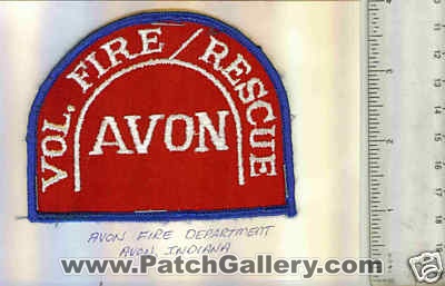 Avon Volunteer Fire Rescue (Indiana)
Thanks to Mark C Barilovich for this scan.
