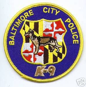Baltimore City Police K-9 (Maryland)
Thanks to apdsgt for this scan.
Keywords: k9